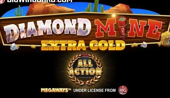 Diamond Mine Extra Gold Megaways: All Action